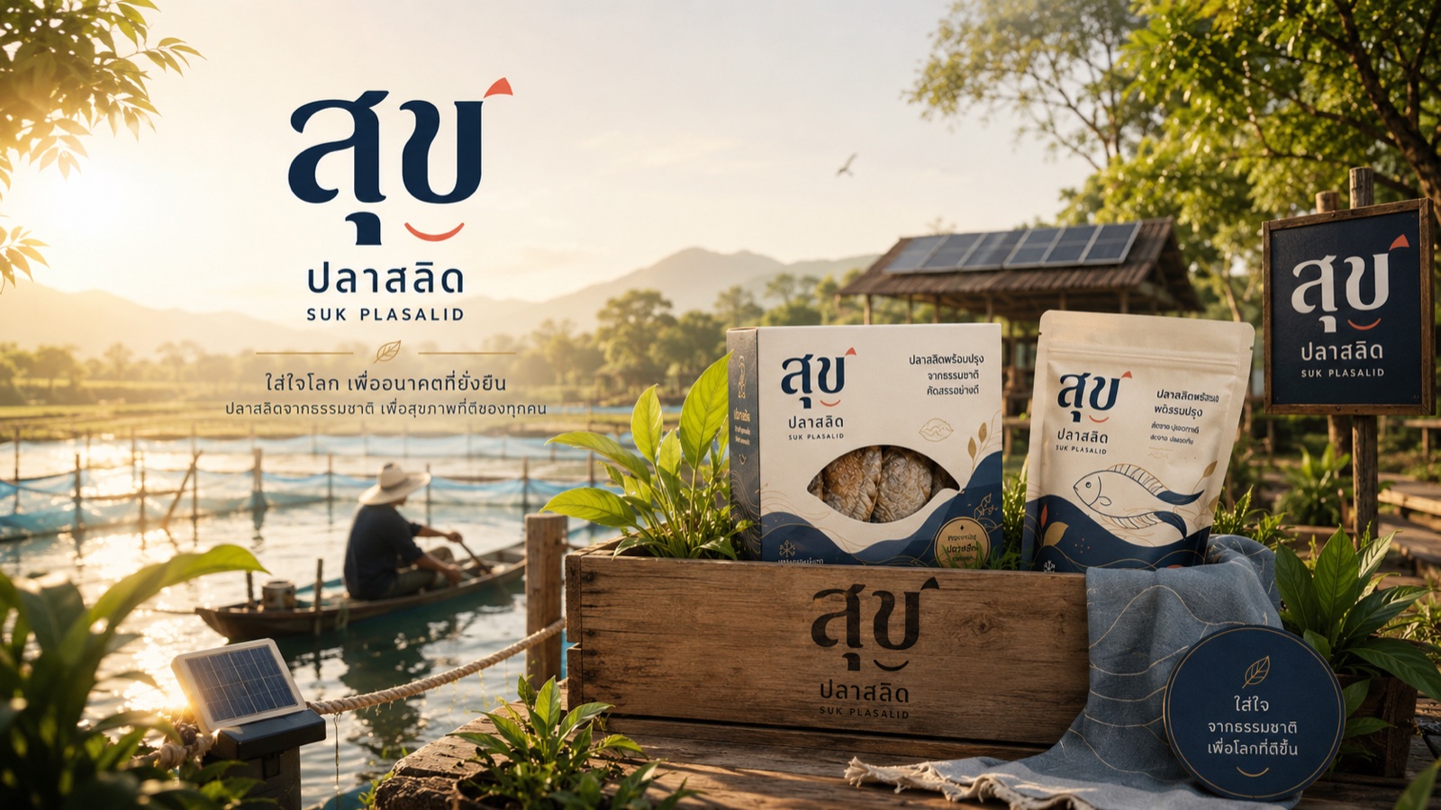 ฟาร์มปลาสลิดที่ใช้พลังงานสะอาดและดูแลแหล่งน้ำอย่างยั่งยืน